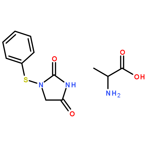 alanine - 1-(phenylsulfanyl)imidazolidine-2,4-dione (1:1)