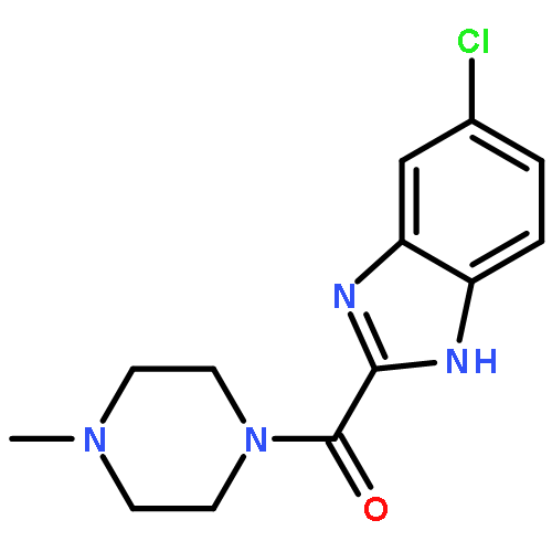 Piperazine, 1-[(5-chloro-1H-benzimidazol-2-yl)carbonyl]-4-methyl-