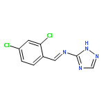 1H-1,2,4-TRIAZOL-3-AMINE, N-((2,4-DICHLOROPHENYL)METHYLENE)- 