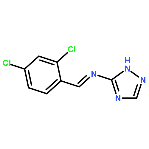 1H-1,2,4-TRIAZOL-3-AMINE, N-((2,4-DICHLOROPHENYL)METHYLENE)- 