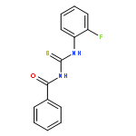 1-Benzoyl-3-(2-fluorophenyl)thiourea