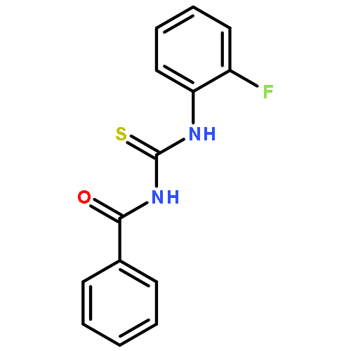 1-Benzoyl-3-(2-fluorophenyl)thiourea