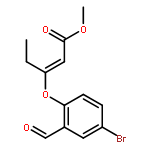 METHYL 3-(4-BROMO-2-FORMYLPHENOXY)PENT-2-ENOATE 