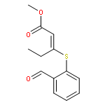 METHYL 3-(2-FORMYLPHENYL)SULFANYLPENT-2-ENOATE 