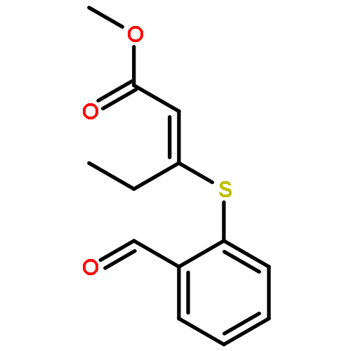 METHYL 3-(2-FORMYLPHENYL)SULFANYLPENT-2-ENOATE 