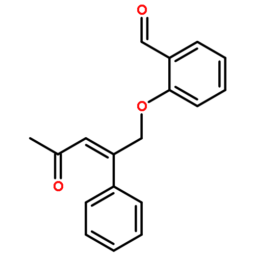 Benzaldehyde, 2-[[(2E)-4-oxo-2-phenyl-2-pentenyl]oxy]-