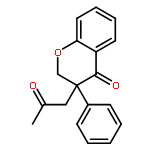 (3R)-3-(2-OXOPROPYL)-3-PHENYL-2H-CHROMEN-4-ONE 