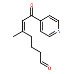 5-METHYL-7-OXO-7-PYRIDIN-4-YLHEPT-5-ENAL 