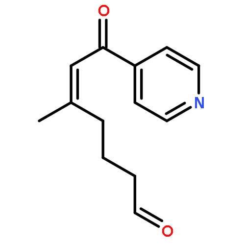 5-METHYL-7-OXO-7-PYRIDIN-4-YLHEPT-5-ENAL 