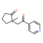 (2S)-2-METHYL-2-(2-OXO-2-PYRIDIN-4-YLETHYL)CYCLOPENTAN-1-ONE 