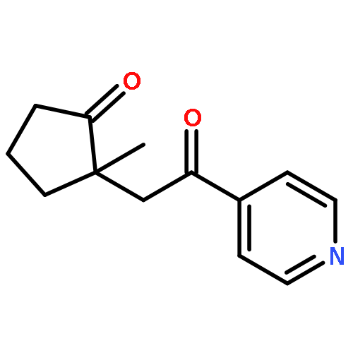 (2S)-2-METHYL-2-(2-OXO-2-PYRIDIN-4-YLETHYL)CYCLOPENTAN-1-ONE 