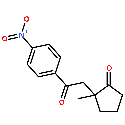 (2S)-2-METHYL-2-[2-(4-NITROPHENYL)-2-OXOETHYL]CYCLOPENTAN-1-ONE 