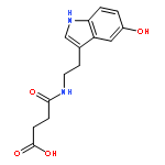 Butanoic acid, 4-[[2-(5-hydroxy-1H-indol-3-yl)ethyl]amino]-4-oxo-