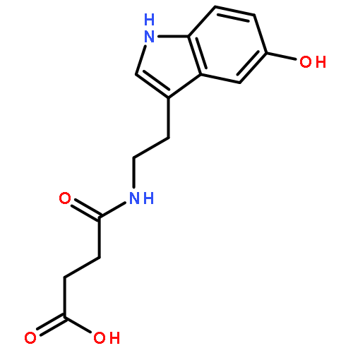 Butanoic acid, 4-[[2-(5-hydroxy-1H-indol-3-yl)ethyl]amino]-4-oxo-