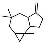 1H-Cycloprop[e]azulene,decahydro-3,3,7b-trimethyl-5-methylene-, (1aS,4aS,7aR,7bR)-