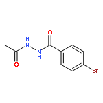 BENZOIC ACID, P-BROMO-, ACETOXYHYDRAZIDE 