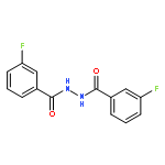 HYDRAZINE, 1,2-BIS(M-FLUOROBENZOYL)- 