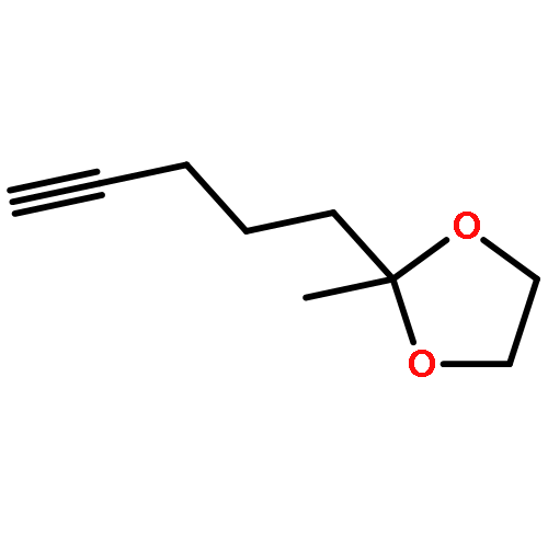 1,3-Dioxolane, 2-methyl-2-(4-pentynyl)- (9CI)