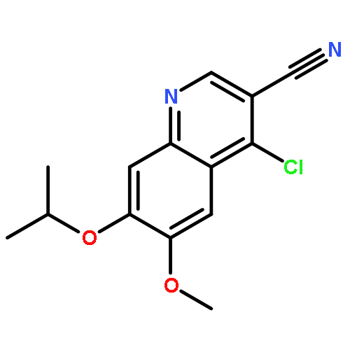 4-CHLORO-7-ISOPROPOXY-6-METHOXYQUINOLINE-3-CARBONITRILE 