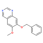 QUINAZOLINE, 6-METHOXY-7-(PHENYLMETHOXY)-