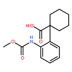 Cyclohexanecarboxylic acid, 1-[2-[(methoxycarbonyl)amino]phenyl]-