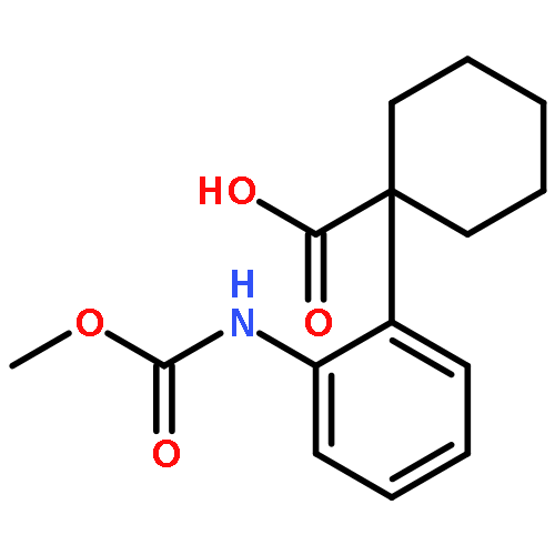 Cyclohexanecarboxylic acid, 1-[2-[(methoxycarbonyl)amino]phenyl]-