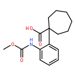 CYCLOHEPTANECARBOXYLIC ACID, 1-[2-[(METHOXYCARBONYL)AMINO]PHENYL]-