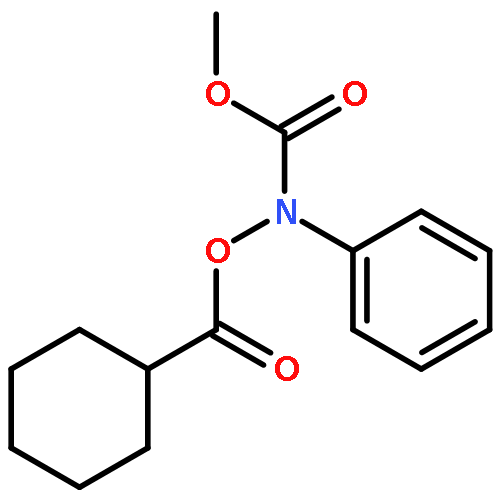 Carbamic acid, [(cyclohexylcarbonyl)oxy]phenyl-, methyl ester