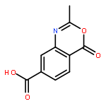 4H-3,1-Benzoxazine-7-carboxylic acid, 2-methyl-4-oxo-