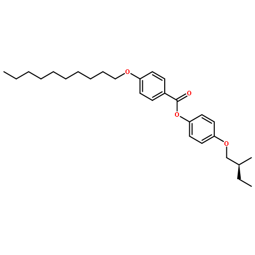 BENZOIC ACID, 4-(DECYLOXY)-, 4-[(2S)-2-METHYLBUTOXY]PHENYL ESTER