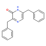 2(1H)-PYRAZINONE, 3,6-BIS(PHENYLMETHYL)-