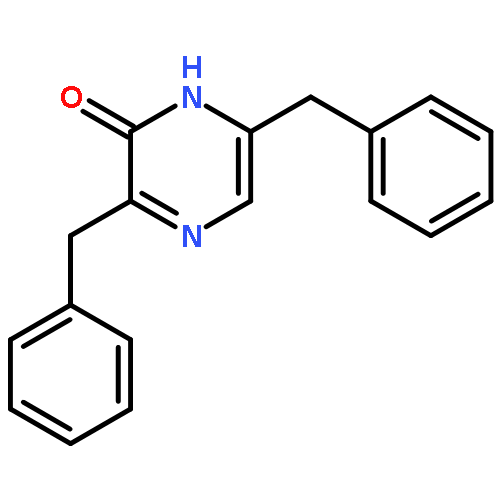 2(1H)-PYRAZINONE, 3,6-BIS(PHENYLMETHYL)-