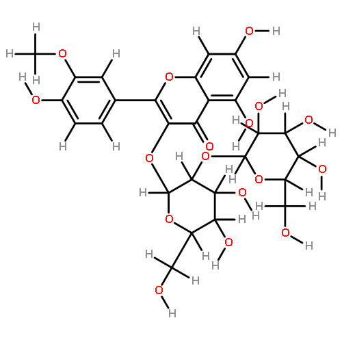 3-O-[beta-D-Glucopyranosyl-(1?2)-beta-D-galactopyranoside]-3,4',5,7-Tetrahydroxy-3'-methoxyflavone