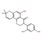 3-(2,4-DIHYDROXYPHENYL)-5-HYDROXY-8,8-DIMETHYL-2,3-DIHYDROPYRANO[2,3-H]CHROMEN-4-ONE 