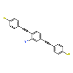 BENZENETHIOL, 4,4'-[(2-AMINO-1,4-PHENYLENE)DI-2,1-ETHYNEDIYL]BIS-