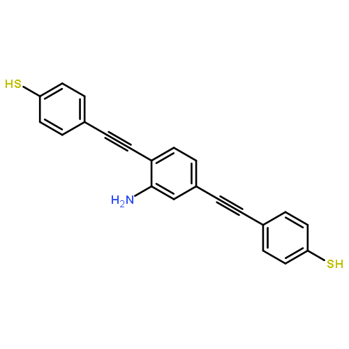 BENZENETHIOL, 4,4'-[(2-AMINO-1,4-PHENYLENE)DI-2,1-ETHYNEDIYL]BIS-