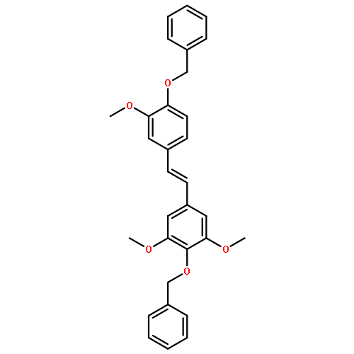 Benzene,1,3-dimethoxy-5-[(1E)-2-[3-methoxy-4-(phenylmethoxy)phenyl]ethenyl]-2-(phenylmethoxy)-