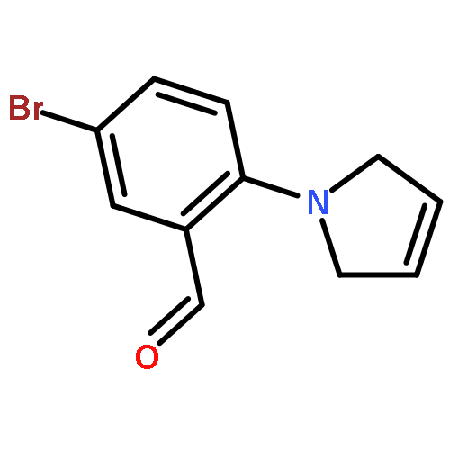 Benzaldehyde, 5-bromo-2-(2,5-dihydro-1H-pyrrol-1-yl)-