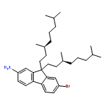 9H-FLUOREN-2-AMINE, 7-BROMO-9,9-BIS[(3S)-3,7-DIMETHYLOCTYL]-