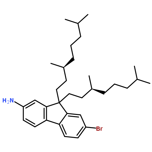 9H-FLUOREN-2-AMINE, 7-BROMO-9,9-BIS[(3S)-3,7-DIMETHYLOCTYL]-