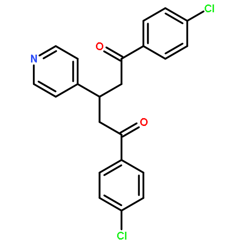 1,5-PENTANEDIONE, 1,5-BIS(4-CHLOROPHENYL)-3-(4-PYRIDINYL)-