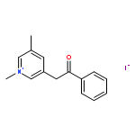 1,3-Dimethyl-5-(2-oxo-2-phenylethyl)pyridin-1-ium iodide