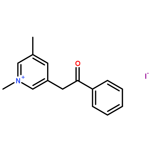 1,3-Dimethyl-5-(2-oxo-2-phenylethyl)pyridin-1-ium iodide