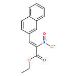 ETHYL 3-NAPHTHALEN-2-YL-2-NITROPROP-2-ENOATE 