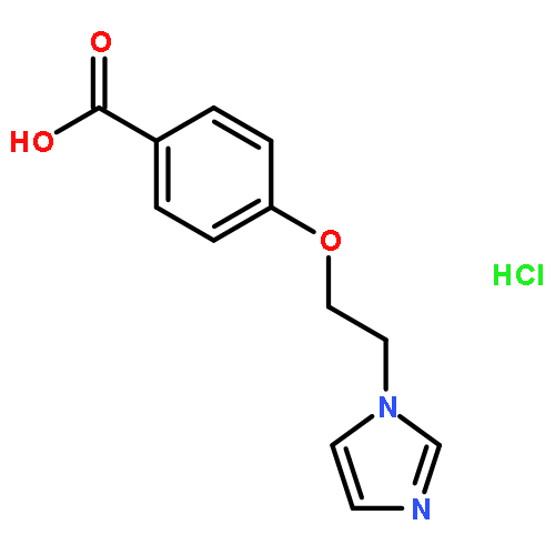 4-(2-IMIDAZOL-1-YLETHOXY)BENZOIC ACID;HYDROCHLORIDE 