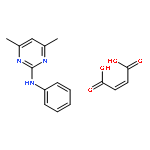 2-Pyrimidinamine, 4,6-dimethyl-N-phenyl-, (2Z)-2-butenedioate (1:1)