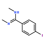 BENZENECARBOXIMIDAMIDE, 4-IODO-N,N'-DIMETHYL-