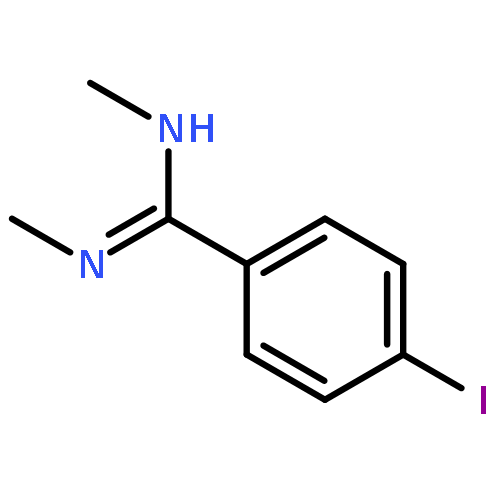 BENZENECARBOXIMIDAMIDE, 4-IODO-N,N'-DIMETHYL-