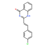 4(1H)-Quinazolinone, 2-[(1E)-2-(4-chlorophenyl)ethenyl]-