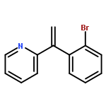 Pyridine, 2-[1-(2-bromophenyl)ethenyl]-